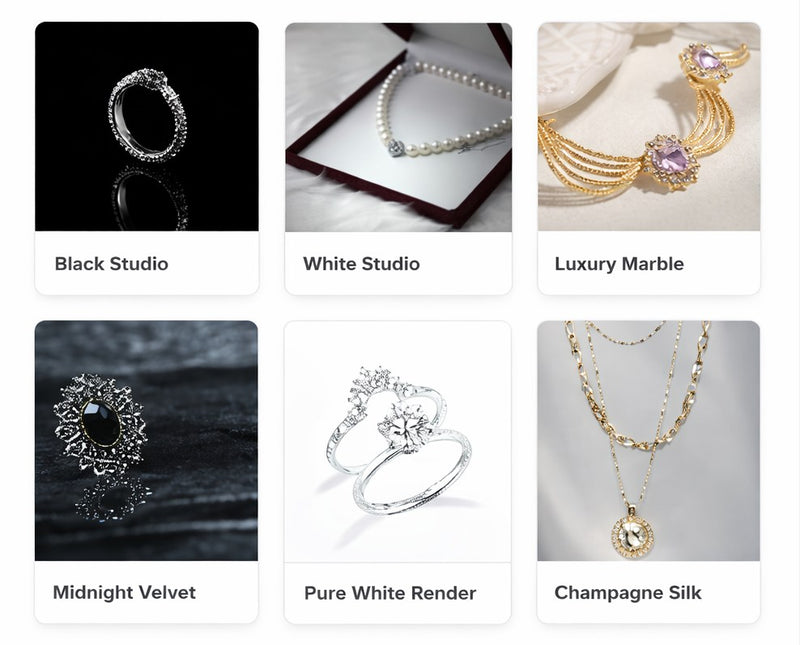 <strong>Professional Jewelry Studio Presets</strong>